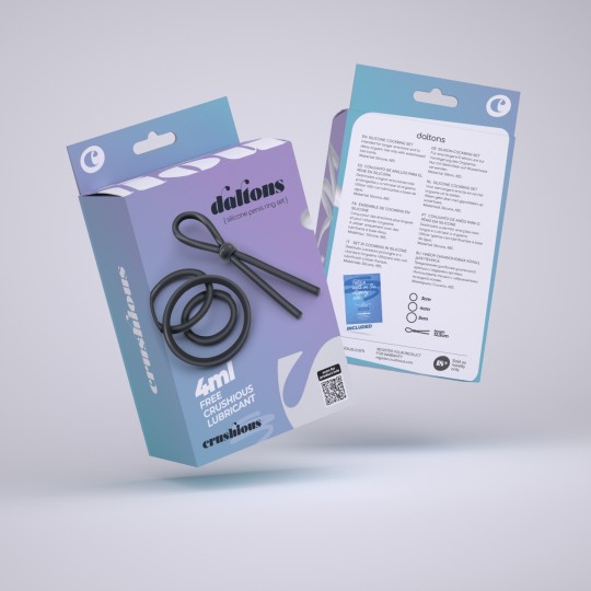DALTONS CONJUNTO DE ANILLOS DE SILICONA PARA EL PENE CRUSHIOUS