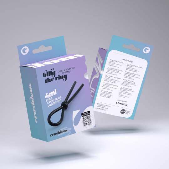 CRUSHIOUS BILLY THE RING SILICONE ADJUSTABLE PENIS RING 