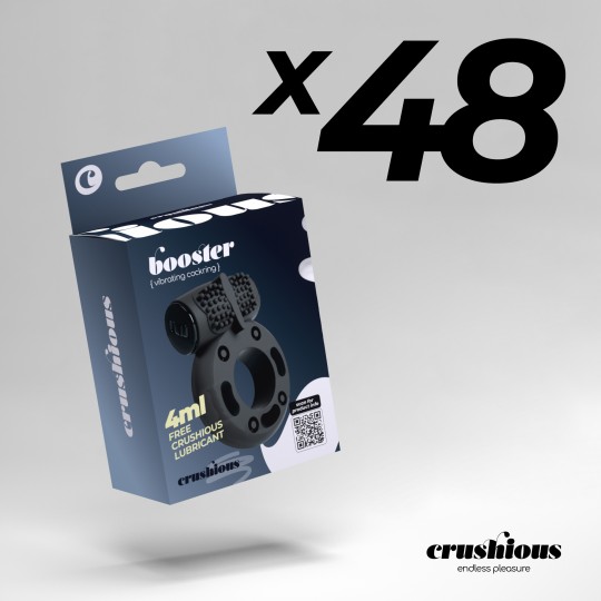 PACK DE 48 ANILLO PARA EL PENE CON BALA VIBRADORA BOOSTER CRUSHIOUS
