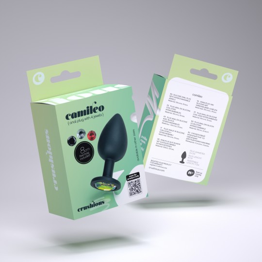 CAMILEO MOYEN PLUG ANAL AVEC 4 BIJOUX INTERCHANGEABLES CRUSHIOUS