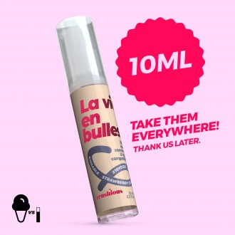 GEL LUBRIFICANTE STEAL MY KISSES COM SABOR A CHAMPANHE COM MORANGO CRUSHIOUS 10ML