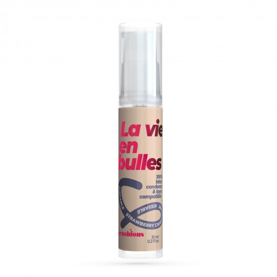 GEL LUBRIFICANTE STEAL MY KISSES COM SABOR A CHAMPANHE COM MORANGO CRUSHIOUS 10ML