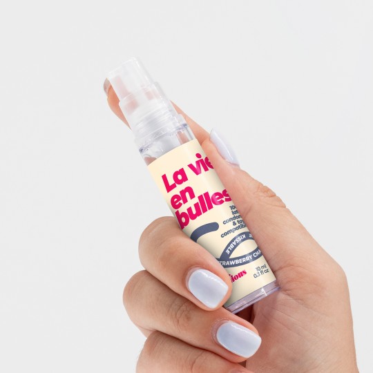 JELLY LUBRIFICANTE LUBSHIOUS AL GUSTO CHAMPAGNE ALLA FRAGOLA CRUSHIOUS 10ML
