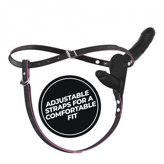 CRUSHIOUS LABIONDA DOUBLE HARNESS WITH REMOTE CONTROL