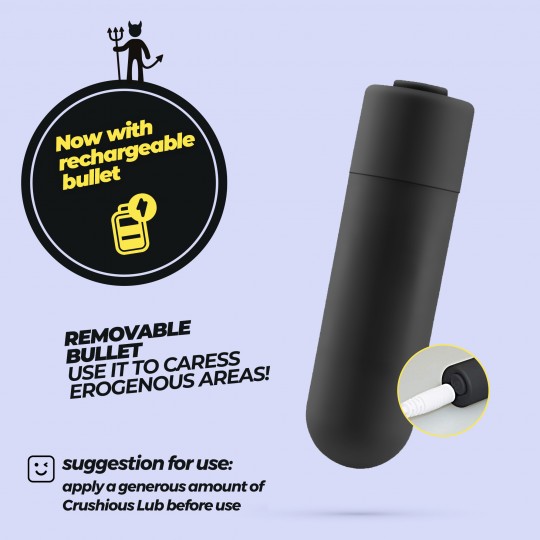 DAEMON ANELLO VIBRANTE NERO CRUSHIOUS