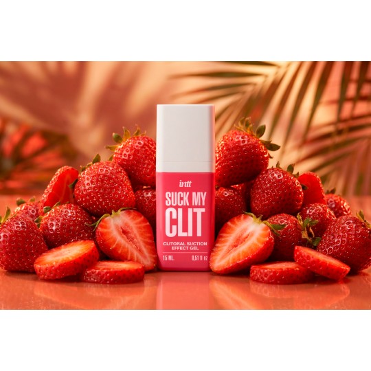 STIMULIERENDES GEL SUCK MY CLIT WILDER ERDBEERE 15 ML INTT