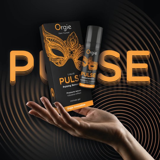 GEL STIMULANT UNISEXE À EFFET PULSANT LIQUID PULSE 15 ML ORGIE