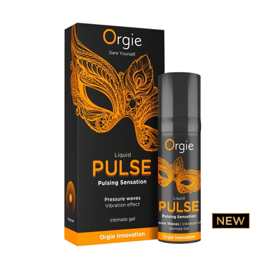 GEL STIMULANT UNISEXE À EFFET PULSANT LIQUID PULSE 15 ML ORGIE