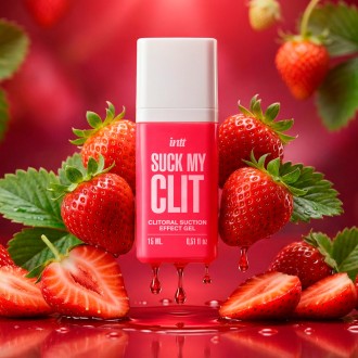 INTT SUCK MY CLIT WILD STRAWBERRY STIMULATING GEL 15ML