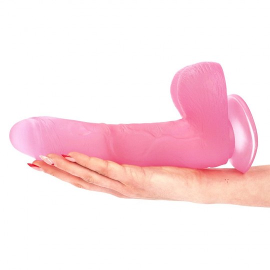 TRANSPARENT PINK COSTANZO DILDO