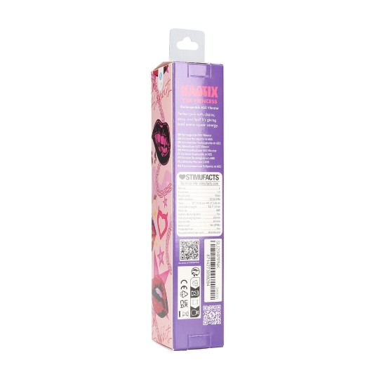 KAOTIX - Y2K PRINCESS - RECHARGEABLE VIBRATOR - POWDER PINK