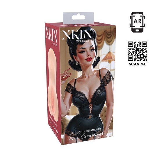 PINUP DOLLS - NAUGHTY HOUSEWIFE MRS CUMMINGS - TPE MEDIUM MASTURBATOR - 202G - FLESH