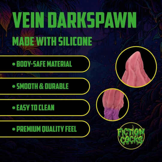 VEIN DARKSPAWN - SILICONE BUTT PLUG - PURPLE