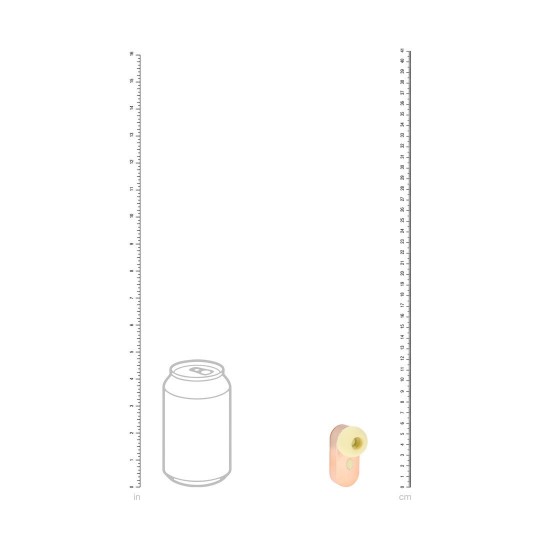 BUDSIE - EARBUD-SHAPED AIRTAP VIBRATOR - YELLOW