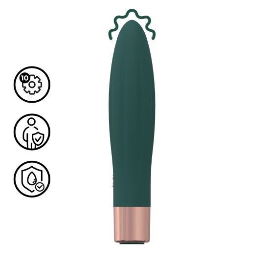 MINI BULLET VIBRATOR - FOREST GREEN