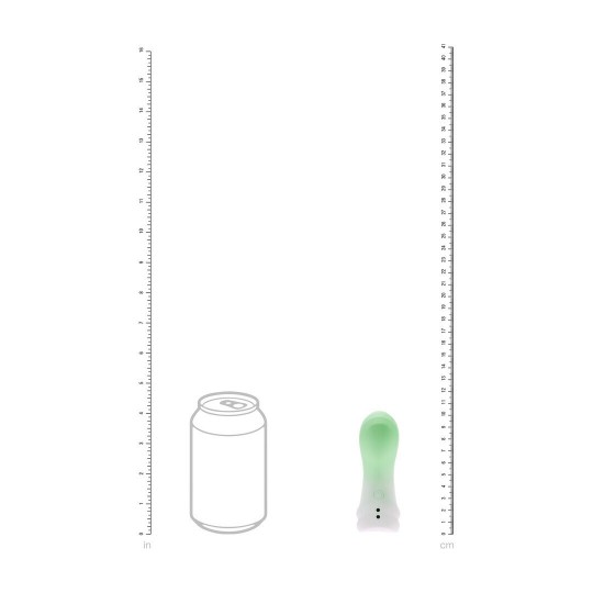 SMOOTH FINGER VIBRATOR - MISTY GREEN