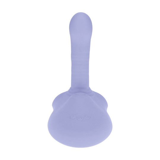 VIBRATING PULSE AND THRUST SEAT - PURPLE