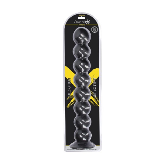 BALLS OF LUST - ANAL PLUG - 55 CM - BLACK