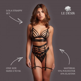 LOLA - STRAPPY SET - ONE SIZE - BLACK