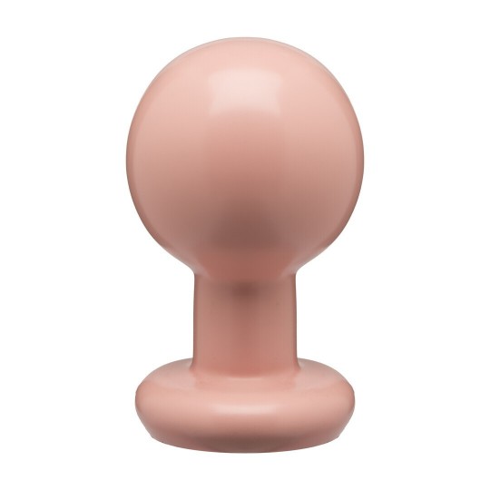 THE CLASSIC - ROUND BUTT PLUG - 3 PIECE SET - CREAM