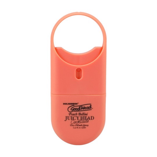 JUICY HEAD - COCKTAILS - DRY MOUTH SPRAY TO-GO - PEACH BELLINI - 0.3 FL OZ / 9 ML