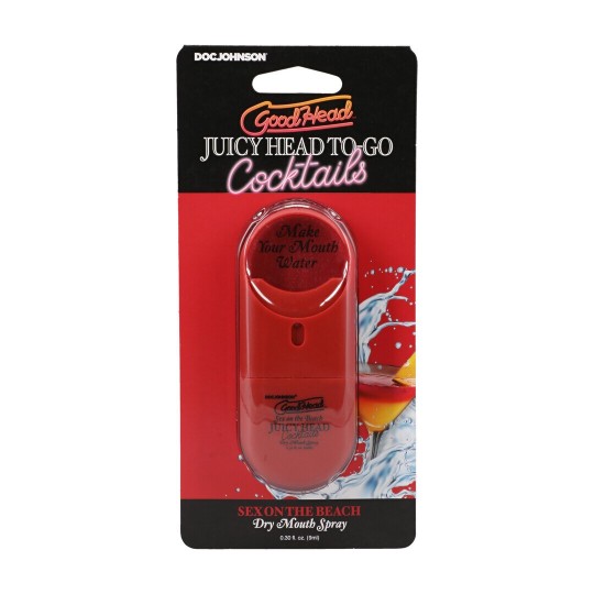 JUICY HEAD - COCKTAILS - DRY MOUTH SPRAY TO-GO - SEX ON THE BEACH - 0.3 FL OZ / 9 ML