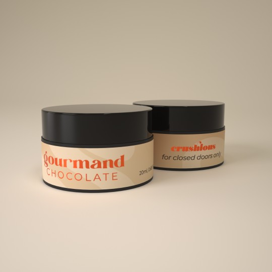 VELA DE MASAJE GOURMAND CON FEROMONAS Y AROMA A CHOCOLATE 20 ML CRUSHIOUS