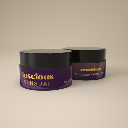 CRUSHIOUS LUSCIOUS MASSAGE CANDLE WITH PHEROMONES AND SENSUAL AROMA 20ML