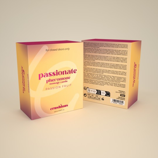 НАБОР 5 + 1 В ПОДАРОК МАССАЖНАЯ СВЕЧА PASSIONATE С ФЕРОМОНАМИ И АРОМАТОМ МАРКУЮ 20 МЛ CRUSHIOUS