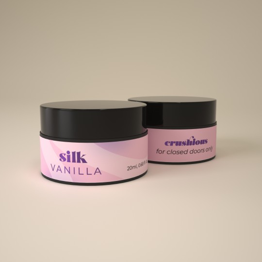 CRUSHIOUS SILK MASSAGE CANDLE WITH PHEROMONES AND VANILLA SCENT 20ML