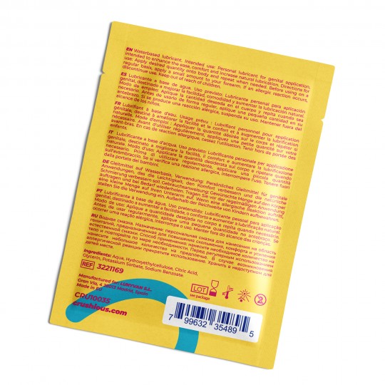 SACHET DE LUBRIFIANT À BASE D’EAU 4ML CRUSHIOUS