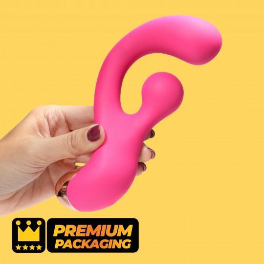 PLEASER VIBRADOR CON ESTIMULACIÓN GIRATORIA CRUSHIOUS