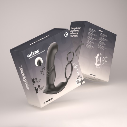 CRUSHIOUS ERIXOS PROSTATE VIBRATOR WITH REMOTE CONTROL