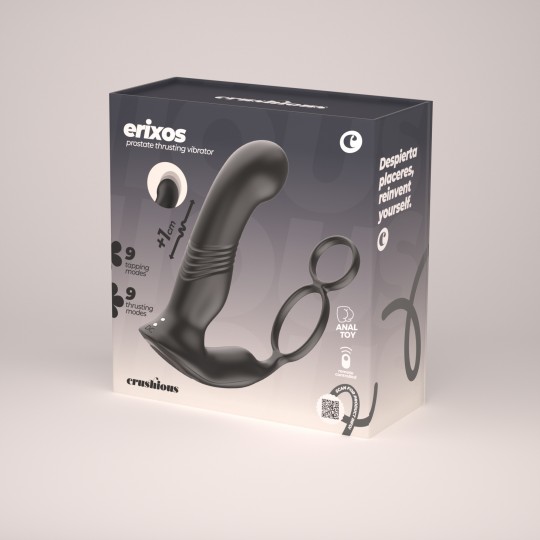 CRUSHIOUS ERIXOS PROSTATE VIBRATOR WITH REMOTE CONTROL