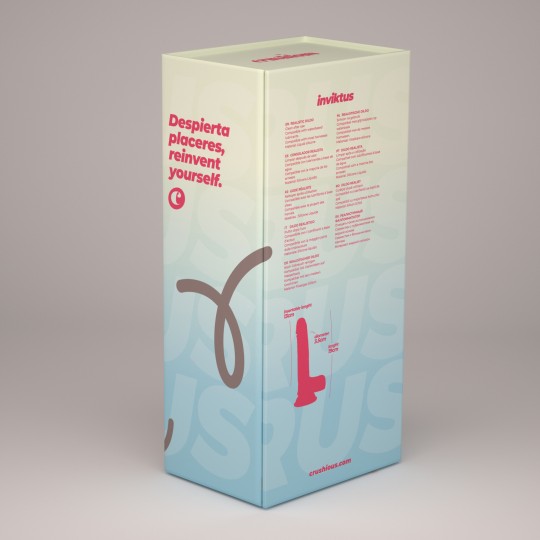 DILDO INVITIKTUS 7 IN SILICONE LIQUIDO CRUSHIOUS COLOR CARNE