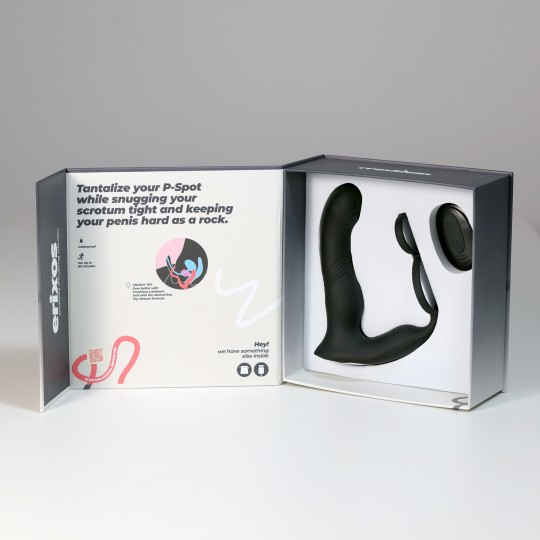 VIBRATORE PROSTATICO CON TELECOMANDO ERIXOS CRUSHIOUS