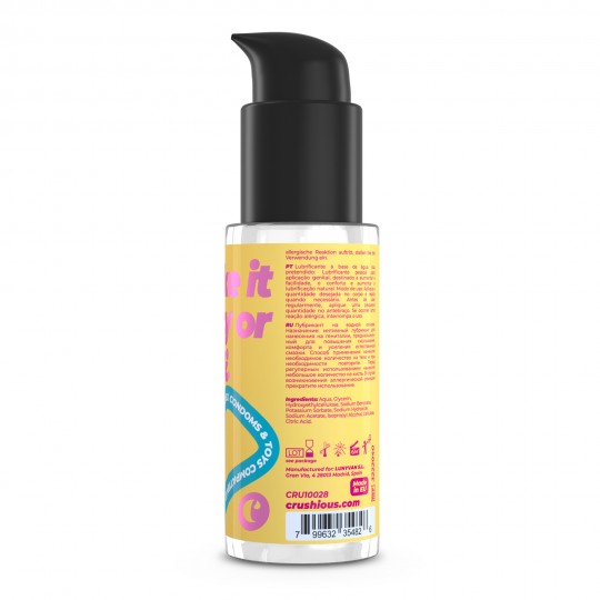 VIBROMASSEUR RABBIT LOLLIPOP ET LUBRIFIANT À BASE D’EAU INCLUS CRUSHIOUS