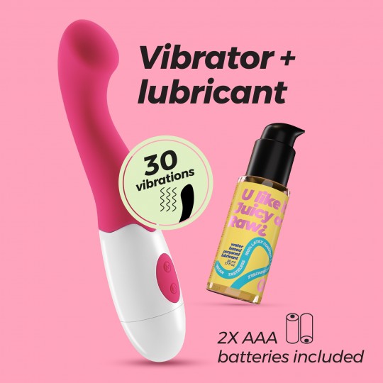 VIBRATORE TROLLIE CON LUBRIFICANTE A BASE D'ACQUA INCLUSO CRUSHIOUS