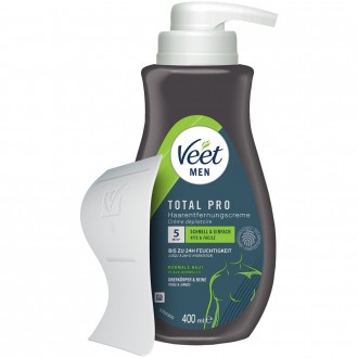 VEET MEN TOTAL PRO HAIR REMOVAL CREAM