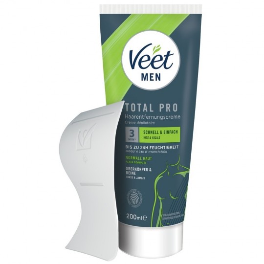 VEET MEN TOTAL PRO HAIR REMOVAL CREAM