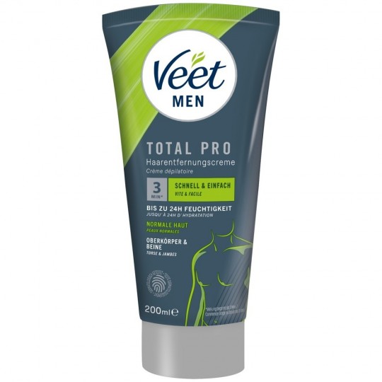 VEET MEN TOTAL PRO HAIR REMOVAL CREAM