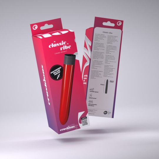 CRUSHIOUS CLASSIC VIBE VIBRATOR RED