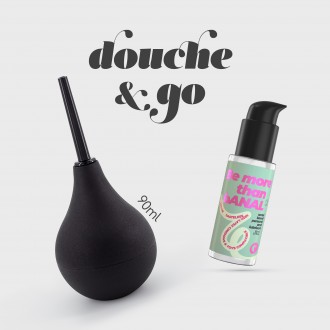 CRUSHIOUS DOUCHE & GO ANAL DOUCHE 90ML WITH ANAL LUBRICANT 50ML