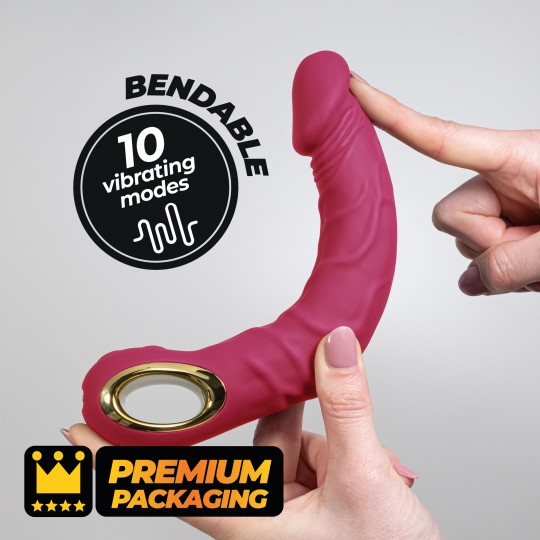 VIBRADOR FLEXÍVEL MAGNUS BEND ROSA CRUSHIOUS