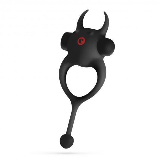 DAEMON ANEL PARA O PÉNIS COM BALA RECARREGÁVEL PRETO CRUSHIOUS