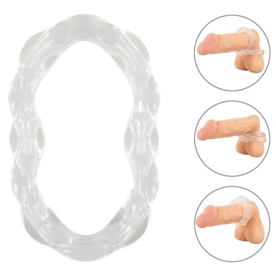 PARINOR SILICONE COCK &amp; BALL RING