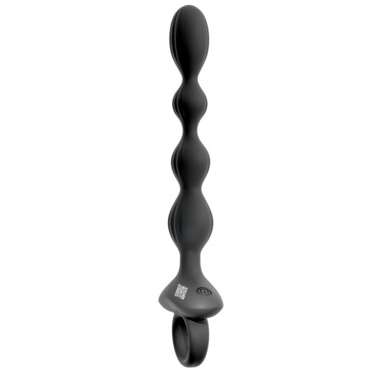 FLEXIBLE ANAL BEADS WITH JUMPING VIBRATIONS