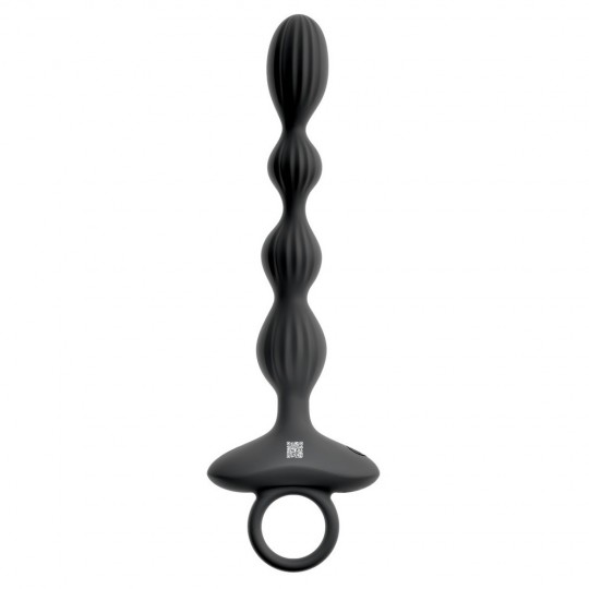 FLEXIBLE ANAL BEADS WITH JUMPING VIBRATIONS