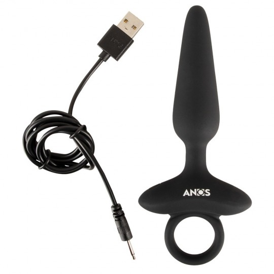 FLEXIBLE BUTT PLUG WITH VIBRATIONS