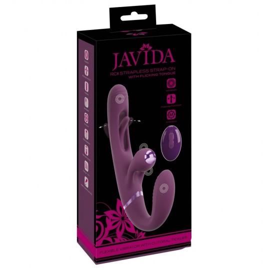 RC STRAPLESS STRAP-ON WITH FLICKING TONGUE
